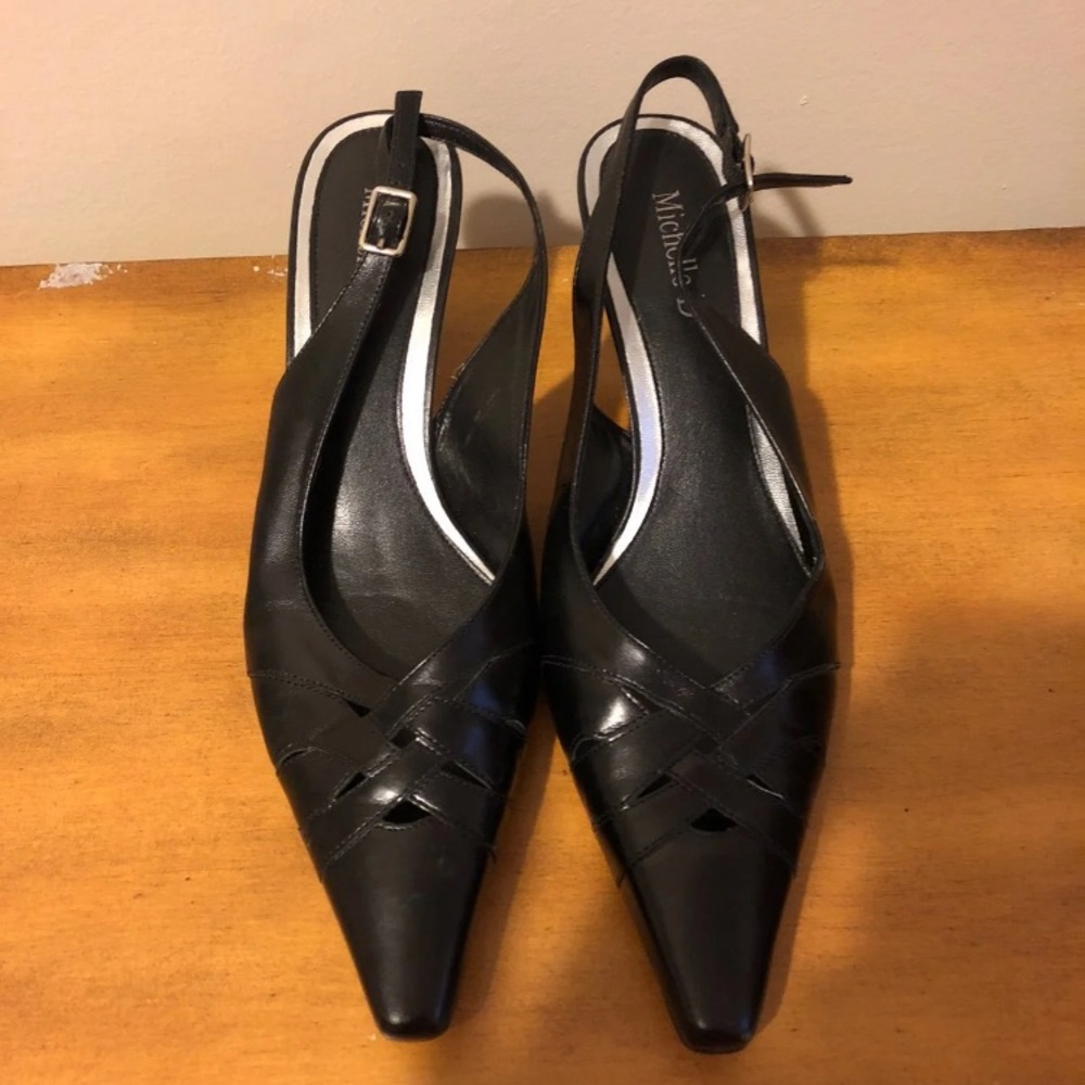 Michelle D slingback pointed heels